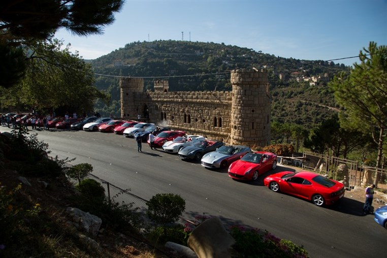 Ferrari Club Ride to Beiteddine